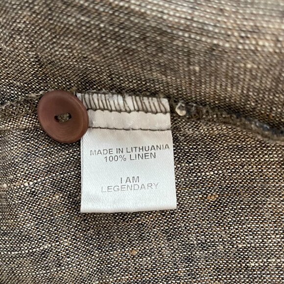 Flax Linen Peasant Market Tunic - Picture 5 of 11